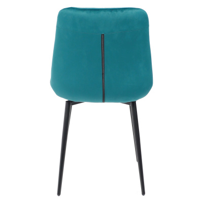 Стул AV 405 темно-бирюзовый бархат Н-56 черный 