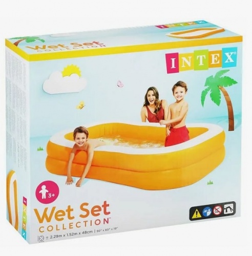 Семейный надувной бассейн Intex Мандарин (57181NP)
