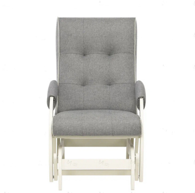 Кресло-маятник Leset Хилл слоновая кость Malmo 90 кант Malmo 05