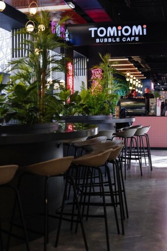 Стул барный Sheffilton SHT-ST19/S29  желтый черный муар 