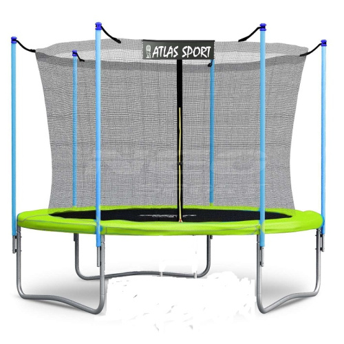 Батут Atlas Sport 183 см с внутренней сеткой GREEN