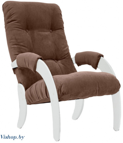 Кресло для отдыха Модель 61 Verona Brown сливочный 