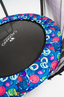 Батут с защитной сеткой Calviano 140 см 4,5ft OUTSIDE master smile
