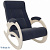 Кресло-качалка модель 4 б/л Verona Denim Blue сливочный