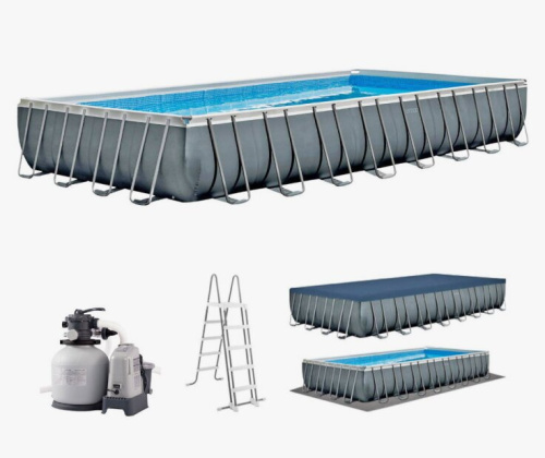 Бассейн Intex Ultra XTR с волейбольной сеткой 975x488x132 см 26378