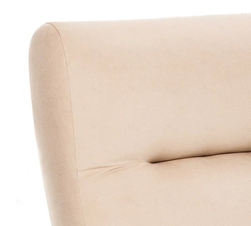 Кресло-качалка Leset Милано венге текстура Velur V18