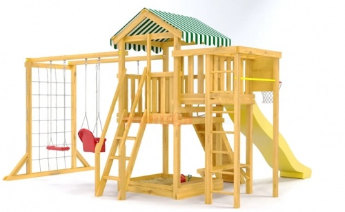 Детская спортивная площадка для дачи Савушка Мастер 4 Plus