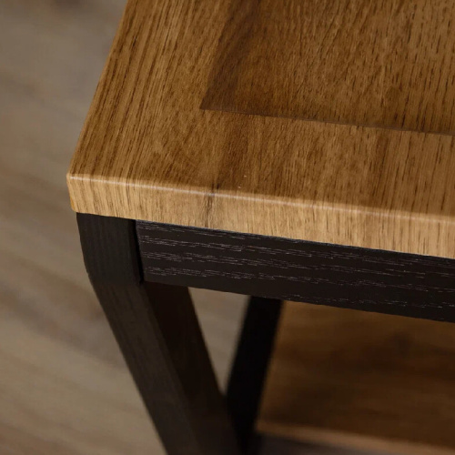 Стол журнальный BeautyStyle 31 дуб вотан черный 