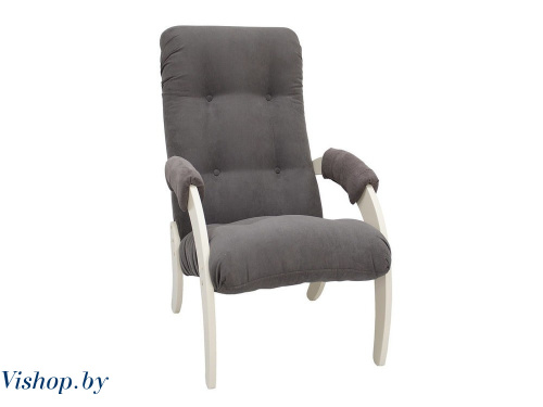 Кресло для отдыха Модель 61 Verona antrazite grey сливочный 