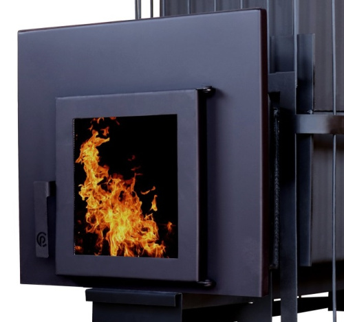 Печь банная ComfortProm Сталь 8мм закрытая 26 дверь со стеклом