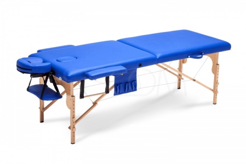 Массажный стол Body Fit складной 2-с бук синий XXL, 70 см