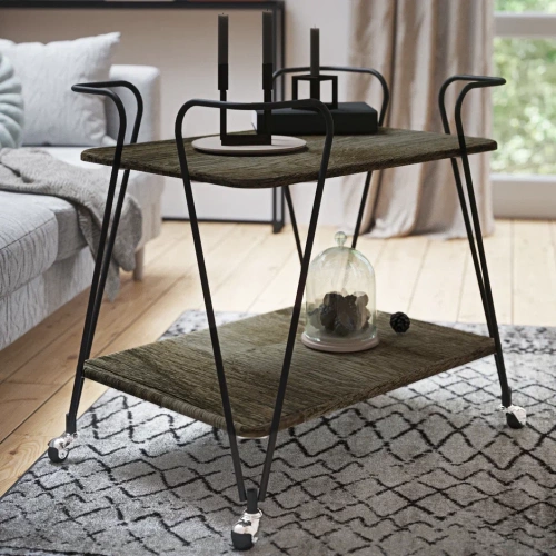 Стол сервировочный Эстер дуб маррон 