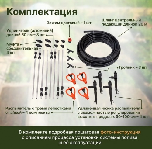 Полив Жук для картофельных полей