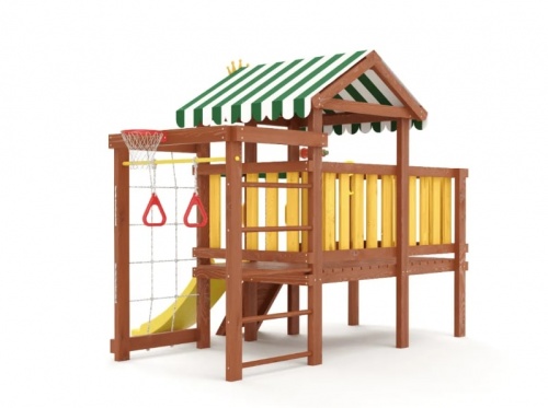 Детская спортивная площадка для дачи Савушка Baby 3 Play