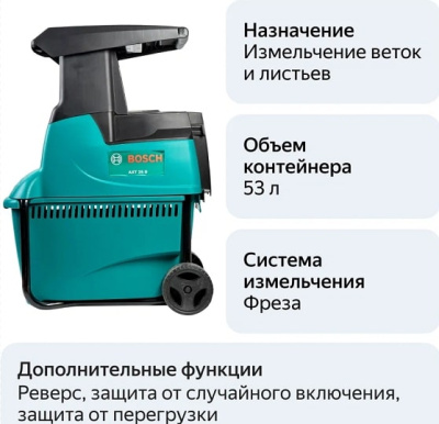 Садовый измельчитель Bosch AXT 25 TC (0.600.803.300)