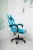 Вибромассажное кресло Calviano 1583 голубое 