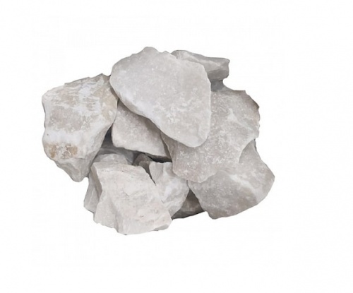 Камень Белый кварцит колотый 20 кг
