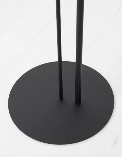 Стол приставной МеталлАрт М015 черный мрамор черный 