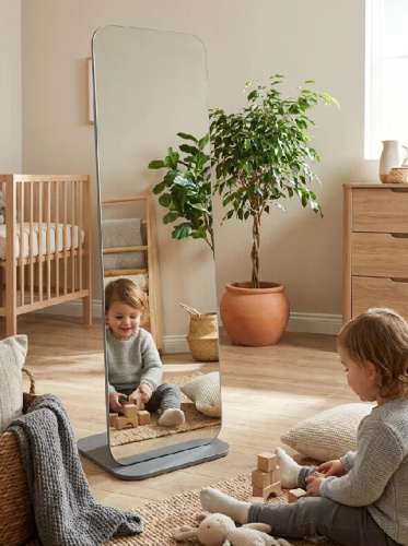 Зеркало напольное Стелла 4 графит темный 