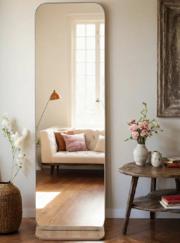 Зеркало напольное Стелла 4 дуб крафт золотой 