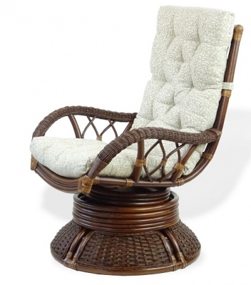 ALEXA кресло вращающееся орех 