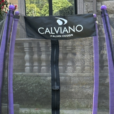 Батут с защитной сеткой Calviano 183 см 6ft OUTSIDE master purple