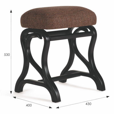 Банкетка Диана коричневый венге 