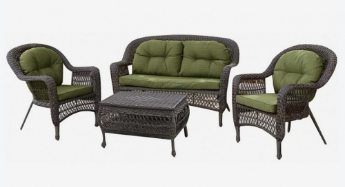 Плетеный комплект LV520BG Brown/Green