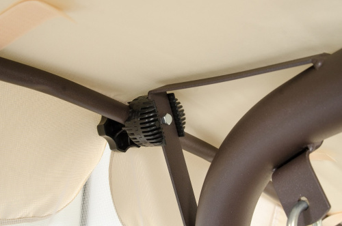 Качели садовые Мерида Премиум A56C.614 коричневый Удачная мебель