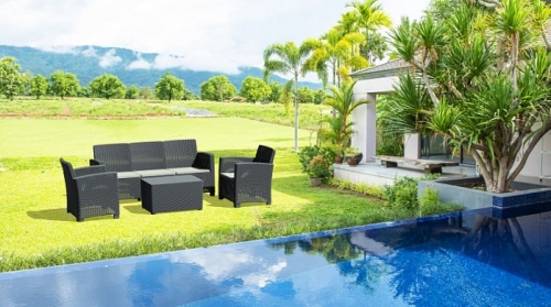 Комплект садовой мебели Sundays Tonga-CB 1806136CB Black