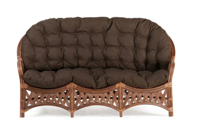 IND Комплект Черчилль (Рузвельт) 1 овальный столик миндаль матовый темные подушки 