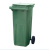 Мусорный контейнер 120л на колесах зеленый Мусорный контейнер 120л на колесах зеленый