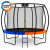 Батут AMETIST PRO Inside D374-12FT Blue Orange Батут AMETIST PRO Inside D374-12FT Blue Orange