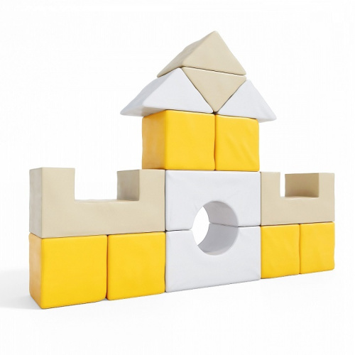 Мягкий конструктор Строительный набор Romana ДМФ-МК-13.90.27 Pastel