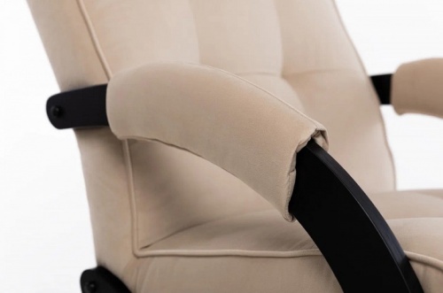 Кресло-маятник Leset Хилл венге Velur V18