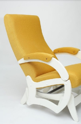 Кресло-качалка Бастион 5 арт. Bahama yellow ноги белые