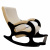 Кресло-качалка Бастион 4-2 с подножкой Селена крем