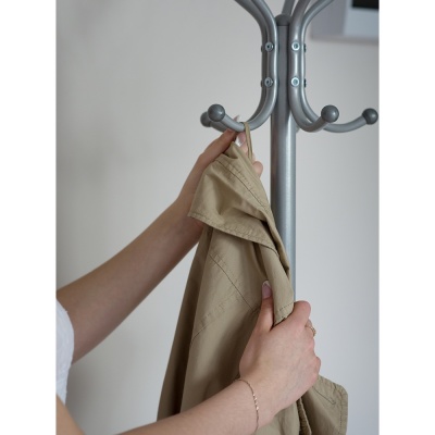 Вешалка напольная М 10 металлик 