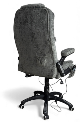 Вибромассажное кресло CALVIANO Veroni 56 серый плюш 