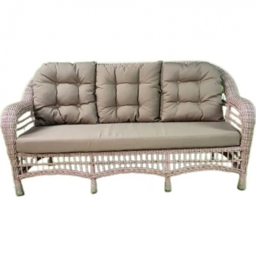 Диван 3-х местный ROBI 7019 серо-коричневый