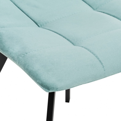 Стул Leset Скай металл черный велюр Mint 