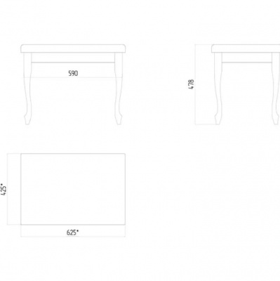 Банкетка МДК-81 Венге Жаккард Яра золотая 