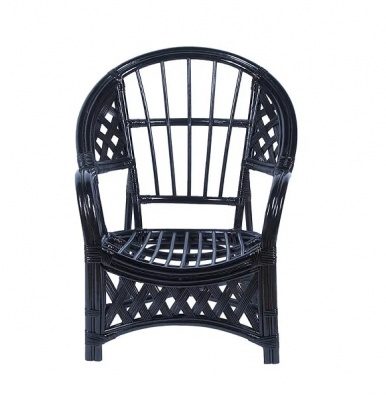 IND Кресло Черчилль венге темные подушки 