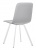 Стул Leset Скай металл белый велюр ULTRA SMOKE Дым 