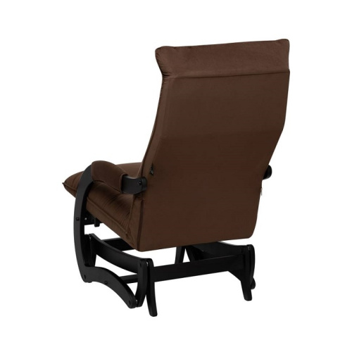 Кресло-маятник Leset Луно венге Velur V23