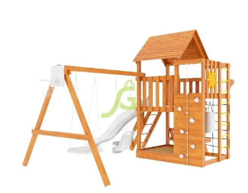 Детская площадка IgraGrad Крафт Pro окрашенная