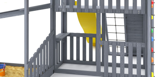 Детская площадка для дачи Савушка КУБ-5 Серый