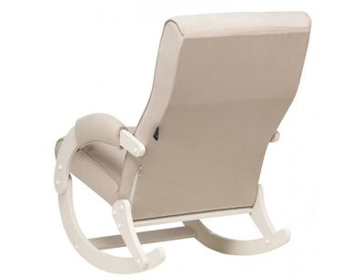 Кресло-качалка Leset Хилл слоновая кость Velur V18