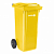 Контейнер для мусора ESE 120л желтый