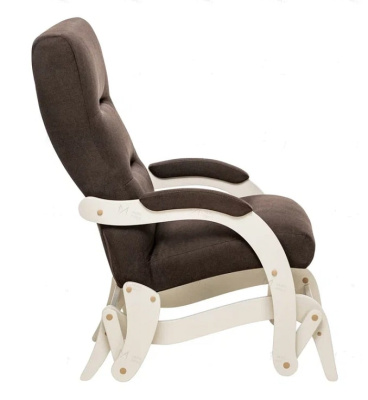 Кресло-маятник Leset Дэми слоновая кость Малмо 28